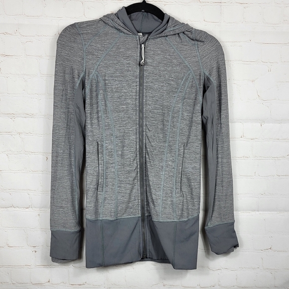 Lululemon Daily Practice Jacket Heathered Slate/Slate Size 2 - Picture 1 of 15